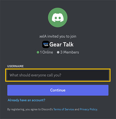 Official Gear Talk Discord channel.