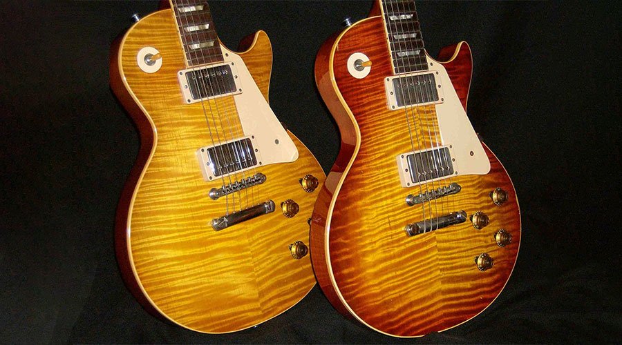 Two 1959 Gibson Les Paul Standards aka Bursts.
