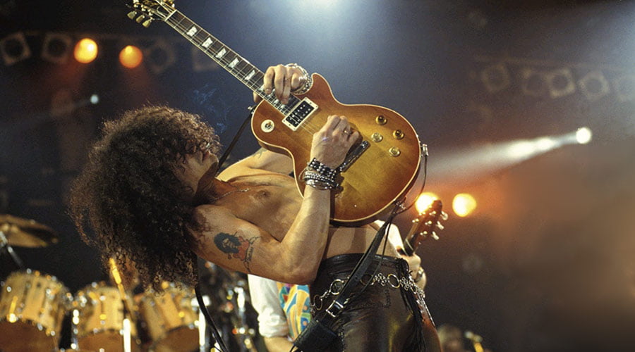 Slash's Les Paul guitars used live and in studio.