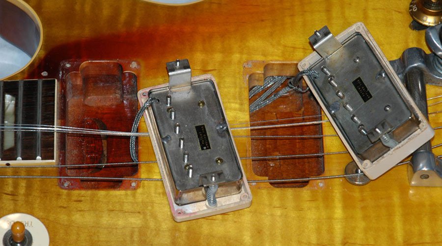 1959 Gibson PAF pickups with 9.0k ohms reading.