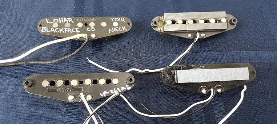 Alnico and ceramic pickups for Telecaster